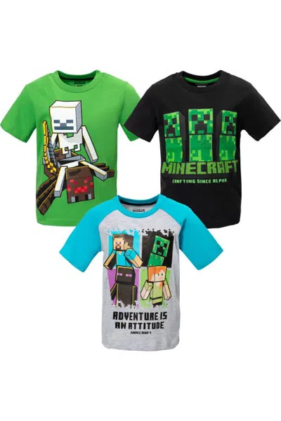 Minecraft 3-pack T-shirts (little Kid & Big Kid) In Multi