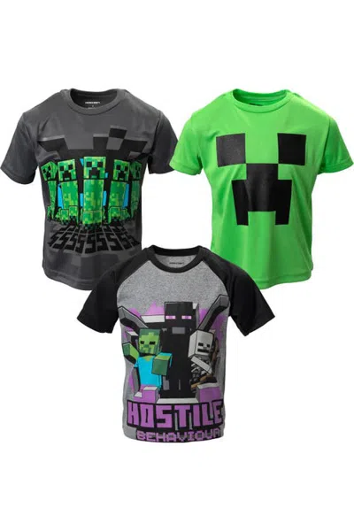 Minecraft T-shirts 3-pack (little Kid & Big Kid) In Multi