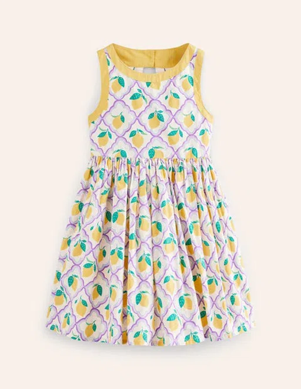 Mini Boden Kids' Back Detail Dress Lavender Lemon Grove Girls Boden |  ModeSens