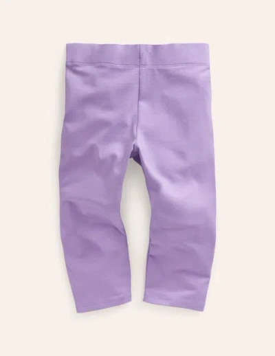 Mini Boden Kids' Cropped Leggings Parma Violet Girls Boden In Purple