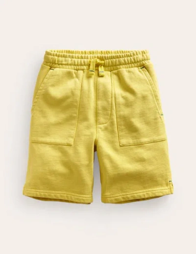 Mini Boden Kids' Garment Dye Shorts Zest Yellow Boys Boden