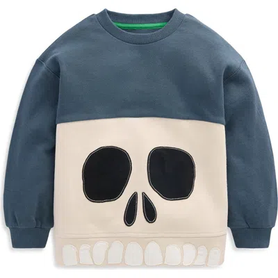 Mini Boden Kids' Glow Applique Sweatshirt In Blue