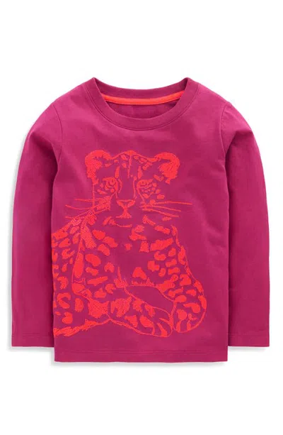 Mini Boden Kids' Neon Superstitch Graphic T-shirt In Multi