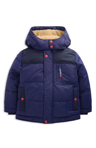 Mini Boden Kids' Padded Coat In Purple