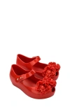 Mini Melissa Melissa Kids' Mini Ultragirl Springtime Mary Jane Flat In Red