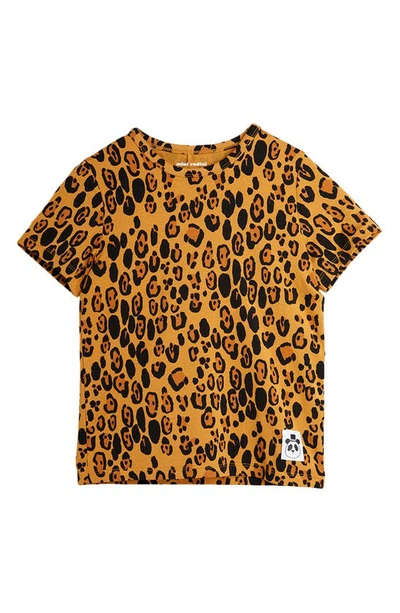 Mini Rodini Kids' Girls Leopard Print T-shirt 6 - 9 Mths Multicoloured