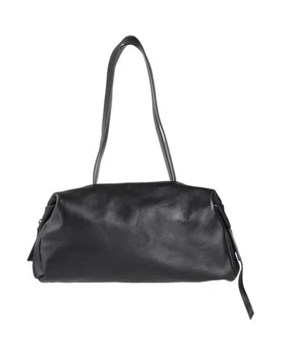 Minobossi Woman Shoulder Bag Black Size - Leather