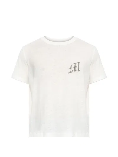 Misbhv Logo-print T-shirt In White