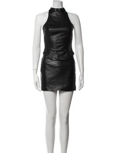 Pre-owned Misbhv Skirt Set In Black