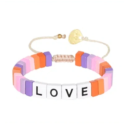 Mishky Love Adjustable Bracelet In Multi