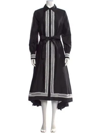 Pre-owned Misook Long Dress In Black