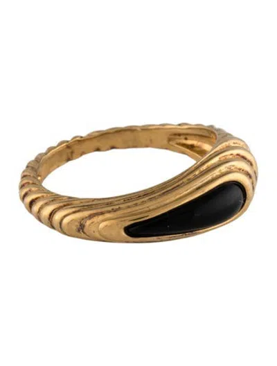 Pre-owned Missoma Enamel Ring In Multicolor