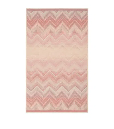 Missoni Home Marea Bath Sheet In Pink