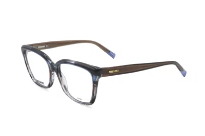 Missoni Mis 0116 03xj 00 Blue Grey Horn 53mm In Multi