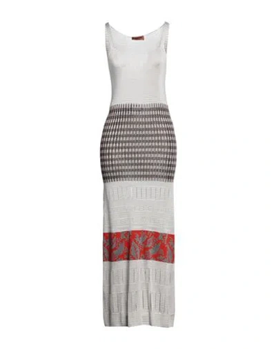 Missoni Woman Maxi Dress Ivory Size 8 Viscose, Cotton, Cupro, Polyester In White