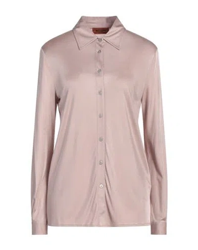Missoni Woman Shirt Pastel Pink Size 6 Viscose