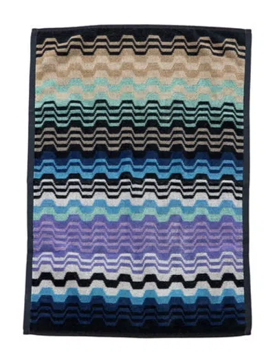 Pre-owned Missonihome Hand Towel In Blue