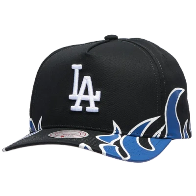 Mitchell & Ness Los Angeles Dodgers  Dodgers Hot Head Pro Pinch Cap In Black/multi