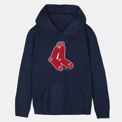 Mitchell & Ness Kids' Toddler  Navy Boston Red Sox Retro Logo Hoodie In Blue