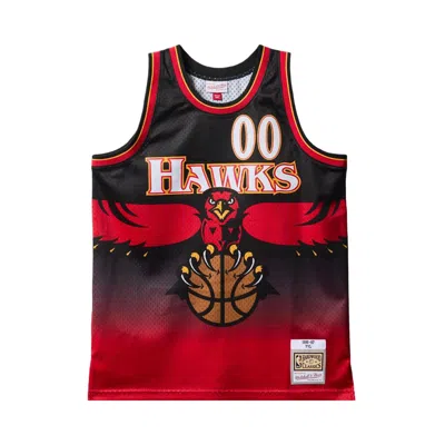 Pre-owned Mitchell & Ness X Playboi Carti X Nba Atlanta Hawks 1996 Jersey 'red' | Men's Size L