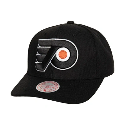 Mitchell & Ness Men's  Black Philadelphia Flyers Team Ground Pro Adjustable Hat