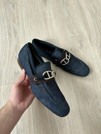 Pre-owned Miu Miu Vero Cuoio Men Shoes In Black