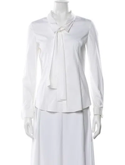 Pre-owned Miu Miu Vintage 2006 Blouse In White
