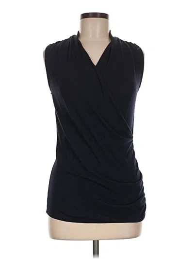 Pre-owned Mix By 41 Hawthorn Sleeveless Top Black Open Neckline Tops