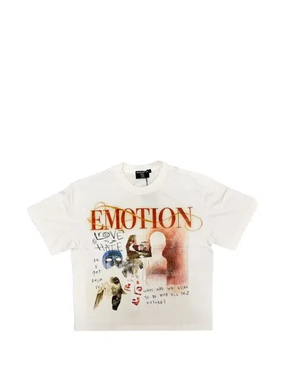 Mixed Emotion Deja Vu Graphic-print T-shirt In White