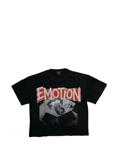 Mixed Emotion Tunes T-shirt In Black