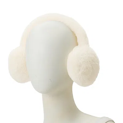Mixit Faux Fur Womens Ear Muffs In Beige