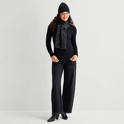 Mixit Oblong Scarf In Black