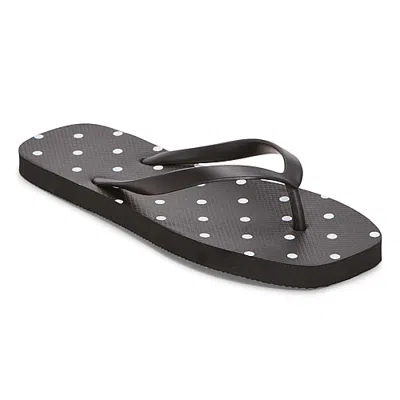 Mixit Womens Flip-flops In Black