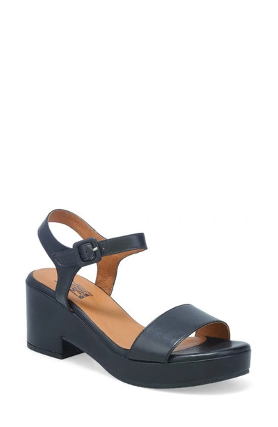 Miz Mooz Gillie Block Heel Platform Sandal In Black