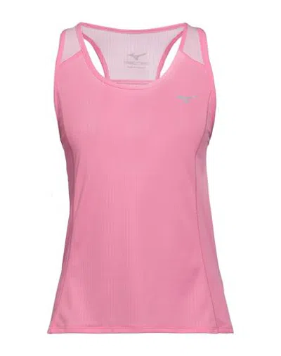 Mizuno Woman Tank Top Pink Size L Polyester