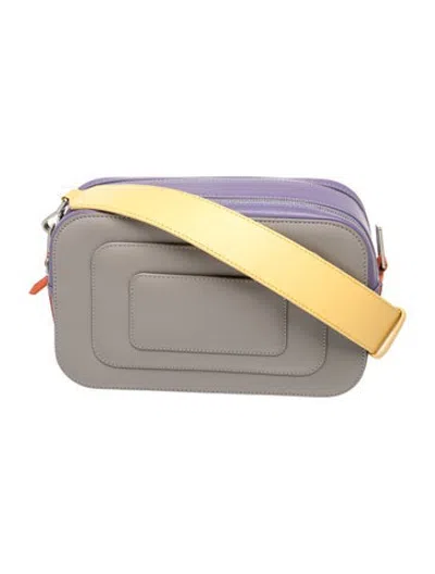 Pre-owned Mlouye Leather Crossbody Bag In Pink