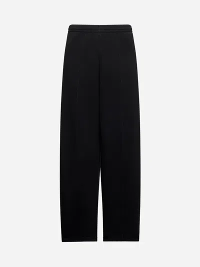 Mm6 Maison Margiela Black Jersey Sweatpants