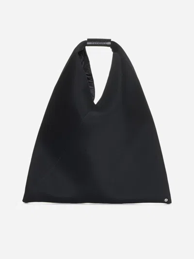 Mm6 Maison Margiela Japanese Canvas Bag In Black