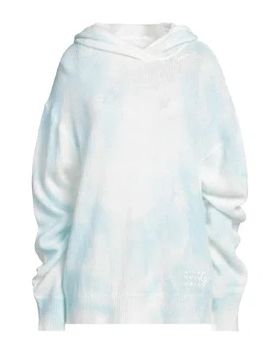 Mm6 Maison Margiela Woman Sweater Sky Blue Size Xl Acrylic, Polyamide, Mohair Wool, Wool