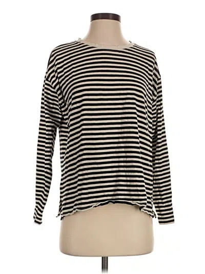 Pre-owned Mng 3/4 Sleeve T-shirt In Black