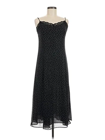Pre-owned Mng Casual Dress In Black