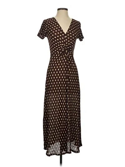 Mng Casual Dress In Brown