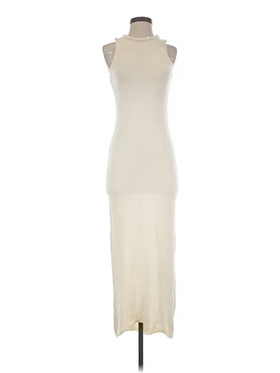 Pre-owned Mng Casual Dress In Ivory