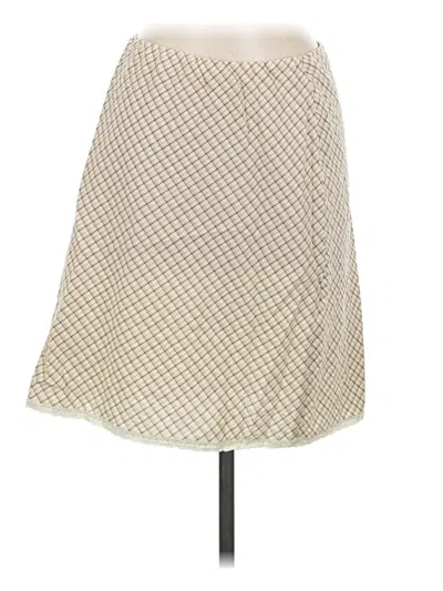 Pre-owned Mng Casual Skirt In Tan