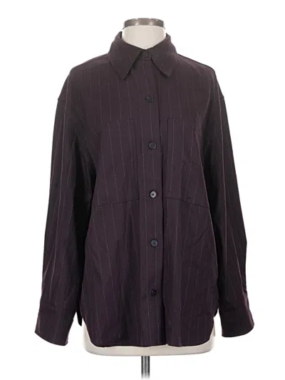 Pre-owned Mng Coat In Purple