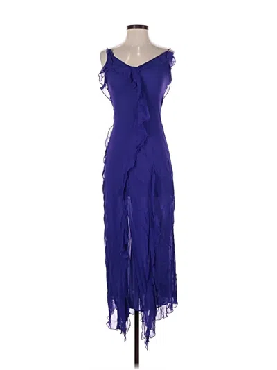 Pre-owned Mng Cocktail Dress In Blue