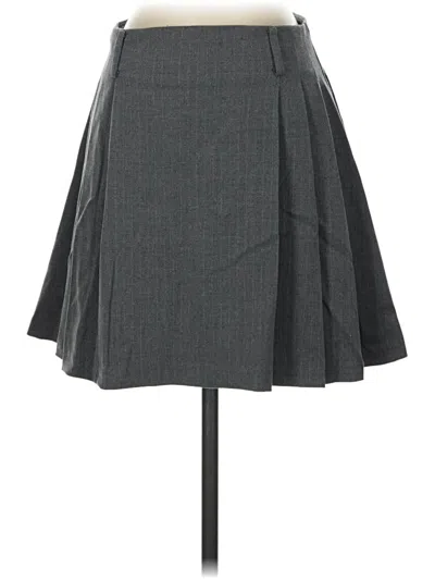 Pre-owned Mng Formal Skirt In Gray