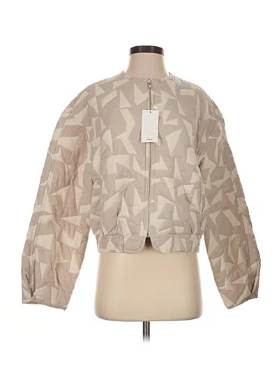 Pre-owned Mng Jacket In Ivory