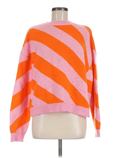 Pre-owned Mng Pullover Sweater In Orange