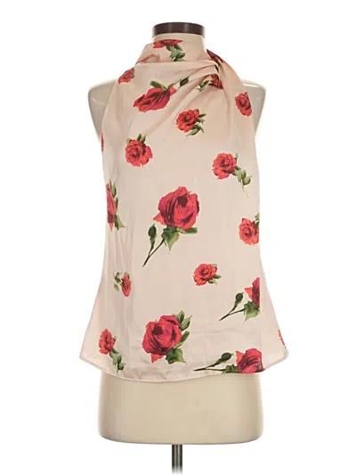 Pre-owned Mng Sleeveless Blouse In Ivory